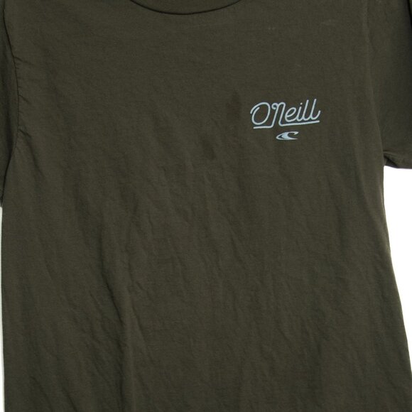 ONeill Mens Green Logo Graphic T-Shirt Size S Cotton Casual - Picture 3 of 10